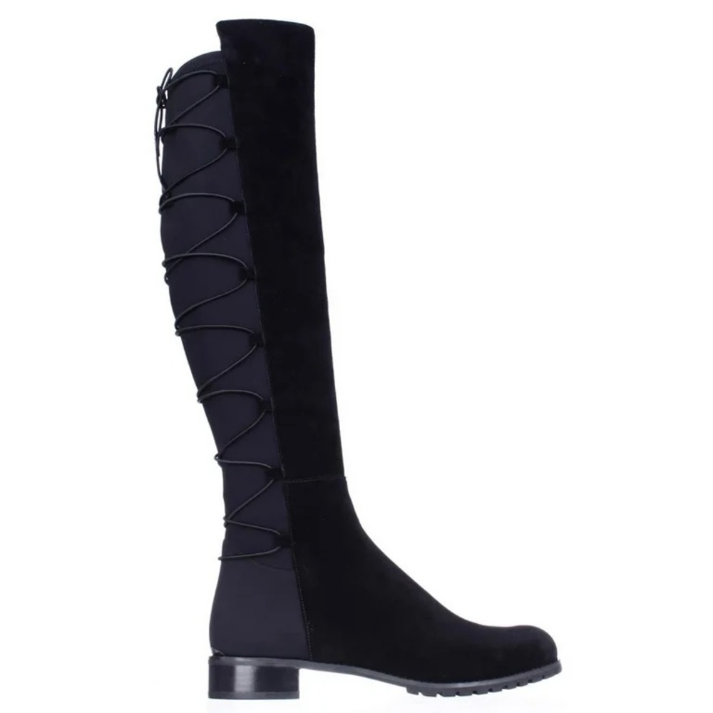 Michael Kors Skye Back Lace Up Over the Knee Boots